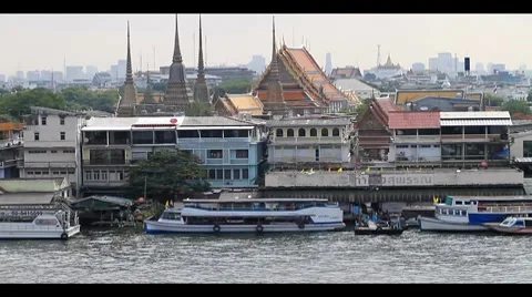 Scenic river view. Stock Footage 7731414