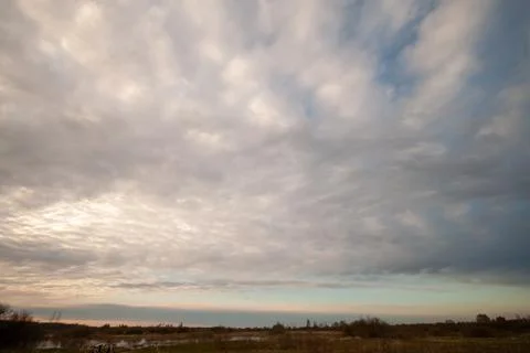 Scenic Sky with Clouds Stock Photos
