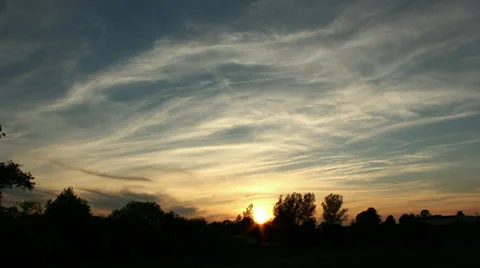 Scenic sundown short Stock Footage 34150135