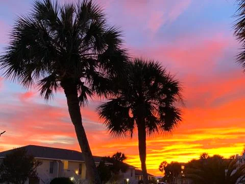 Scenic sunset in Florida Stock Photos