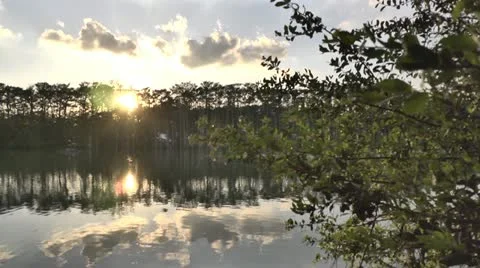 Scenic Sunset Stock Footage 11885304