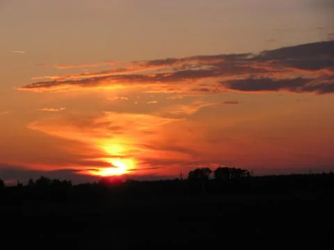 Scenic sunset Stock Photos