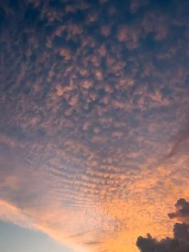Scenic Sunset Sky with Cloudscape Фото