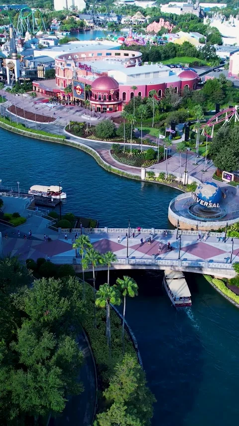 Scenic Universal Studios at Orlando Florida United States. Stock Footage 334641013