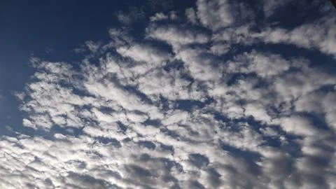Scenic View of Altocumulus Cloud Sky Concept . Stock Photos
