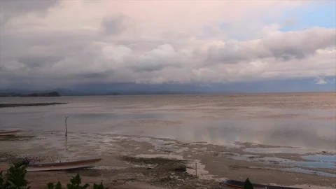 Scenic view of a beach Stock Footage 94608543