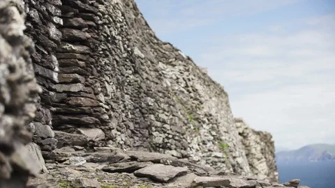 Scenic view of beautiful Skellig islands in County Kerry Stock Footage 108733232