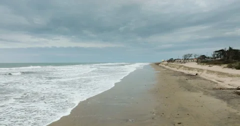 Scenic view of coastline Stock Footage 230685090