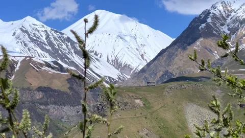 Scenic view of the Devil's Gorge and the Arch of Friendship.  Video stock 304693746