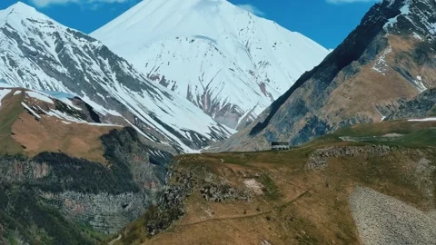 Scenic view of the Devil's Gorge and the Arch of Friendship.  Video stock 305839513