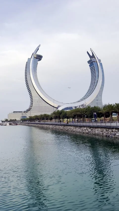 Scenic view from Doha Corniche, Doha, Qatar- January 08, 2026 Stock Footage 325900590