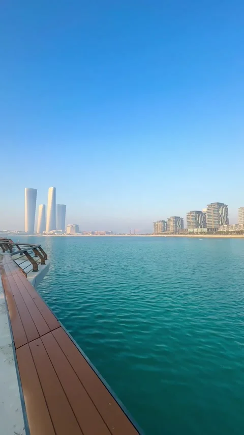 Scenic view from Doha Corniche, Doha, Qatar- January 08, 2026 Stock Footage 325902957