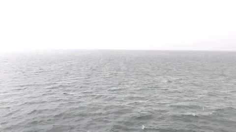 A scenic view of the endless open ocean Stock Footage 336675567