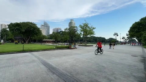 Scenic View Inside Luneta Park, Manila 4K 60fps Stock-Footage 338400286
