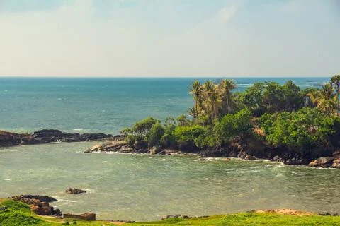 Scenic view of the lagoon Stock Photos