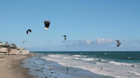 Scenic view of the Malibu coast with sky filled with Super Kits Stock-Footage 22380153