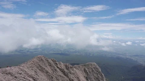 Scenic view of the Malinche Volcano Stock Footage 205564092
