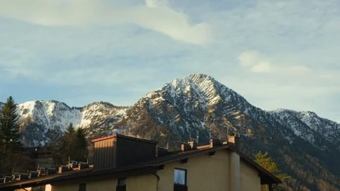 Scenic view of mountains in Austria. Stock Footage 296520792