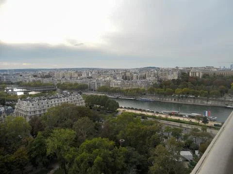 Scenic view of Paris from an elevated perspective Foto stock