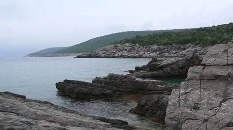 Scenic view on the seashore 스톡 동영상 42566790