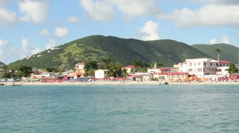 Scenic view of St Maarten 動画素材 45445591