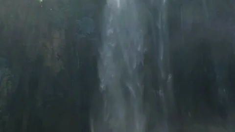 Scenic view of Thompson Falls in Kenya Stock Footage 171557563