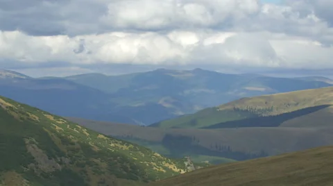 Scenic view on Transalpina Stock Footage 57784696