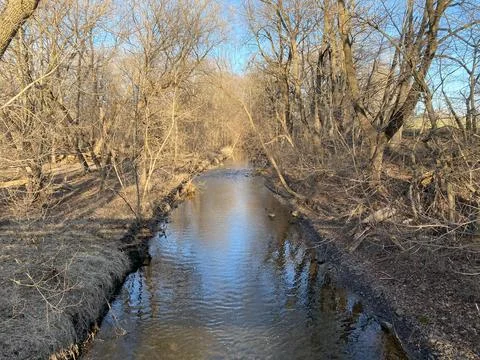 Scenic View of the Yahara River Stock Photos