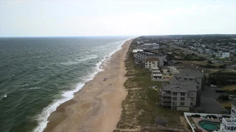 Scenic Views of Kill Devil Hills, North Carolina 7 Video stock 169758228