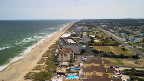 Scenic Views of Kill Devil Hills, North Carolina 5 Stock Footage 169758243