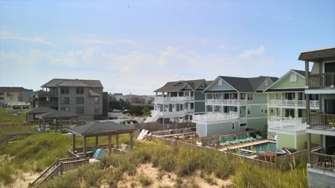 Scenic Views of Kill Devil Hills, North Carolina 1 Stock Footage 169758313