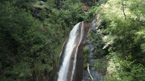 Scenic Waterfall And Forest - Rexio Waterfall Stock-Footage 280043676