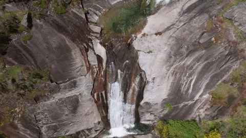 Scenic Waterfall Of The Cerves River Stock Footage 313433017