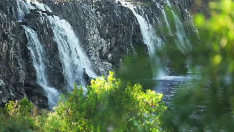 Scenic waterfall Stock Footage 262286247