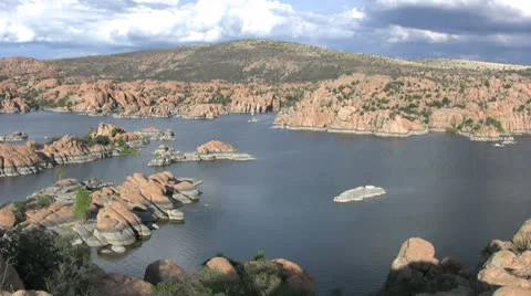 Scenic Watson lake Stock-Footage 26191983