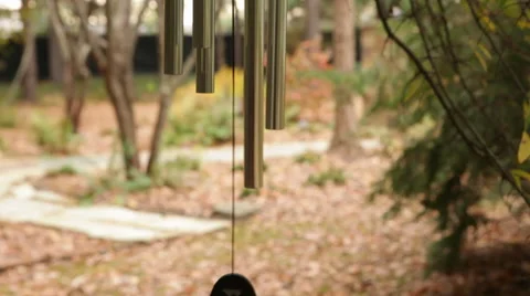 Scenic Wind Chimes Stock Footage 40815043