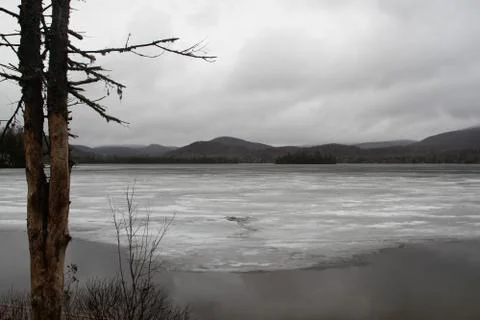 Scenic winter view Stock Photos