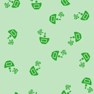 Scent smell glyph vector seamless pattern Stock-Illustration