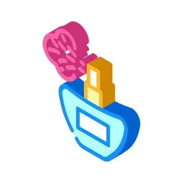 Scent smell isometric icon vector illustration Stockillustratie