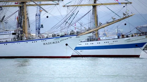 SCF Black Sea Tall Ships Regatta, 2016 Stock Footage 67615853