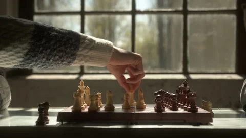 Schachfigur Total Stock Footage 257661442