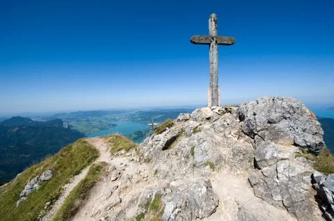 Schafberg in Austria Foto stock