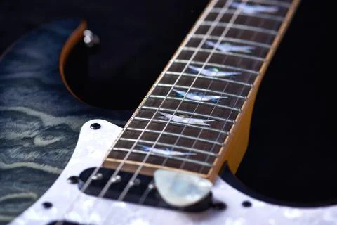 Schecter Banshee 6- Extreme electric guitar. Stock Photos