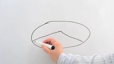 The schedule on a board.  Stock-Footage 74354103