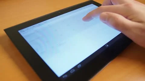 Schedule Calendar on Tablet Видео 18173349