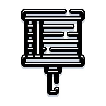 Schedule calendar time management planning organizer icon Stock Illustration