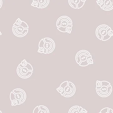 Schedule compliance line vector seamless pattern イラスト素材
