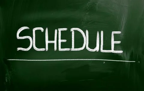 Schedule concept Stock Illustration