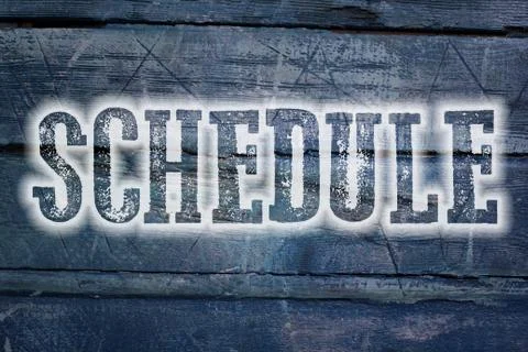 Schedule concept Stock Illustration