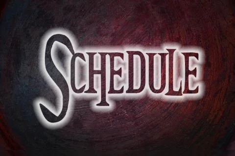 Schedule concept Stock Illustration
